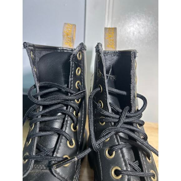 Doc Martens Vegan 1460 Felix Lace Up Boots Mens 6 Women’s 5 Grunge Chunky Oxford - Picture 4 of 13